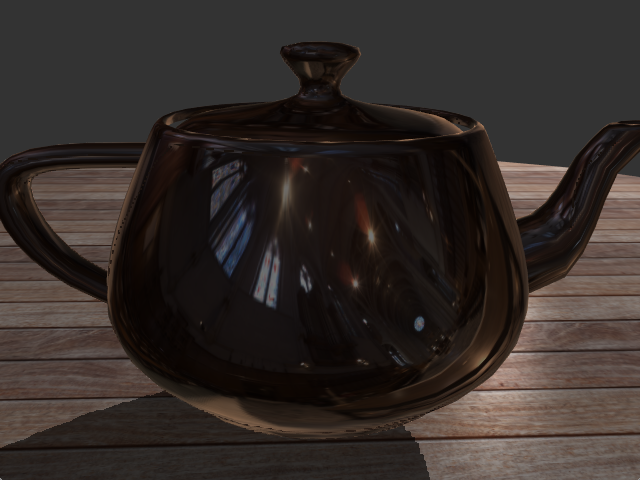 teapot with specular reflection